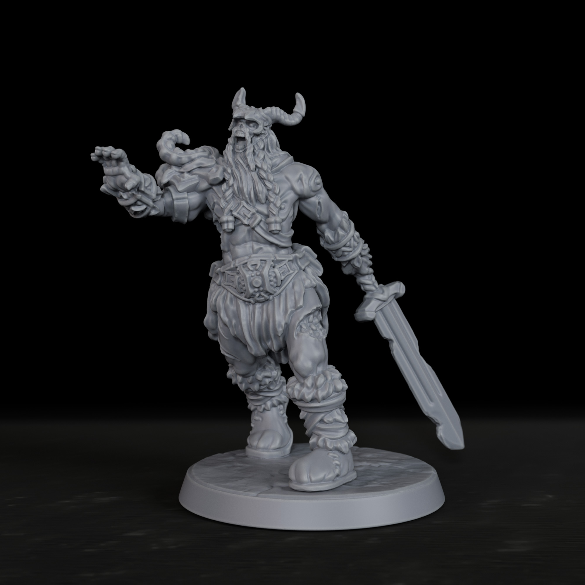 Board Game Zombie - RPG Zombie Frost Giant Miniatuur -