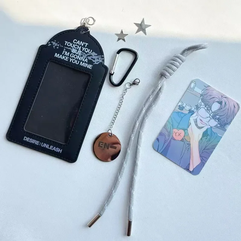 Card Sleeves Protector - Anime ENHYPENS Merch PU Lederen Kaarthouder