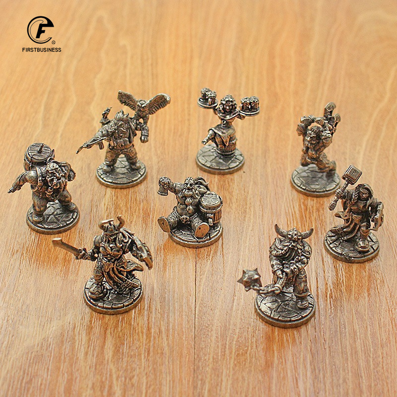 Vintage wit messing miniatuur  - Board Game Vintage recensie en prijs