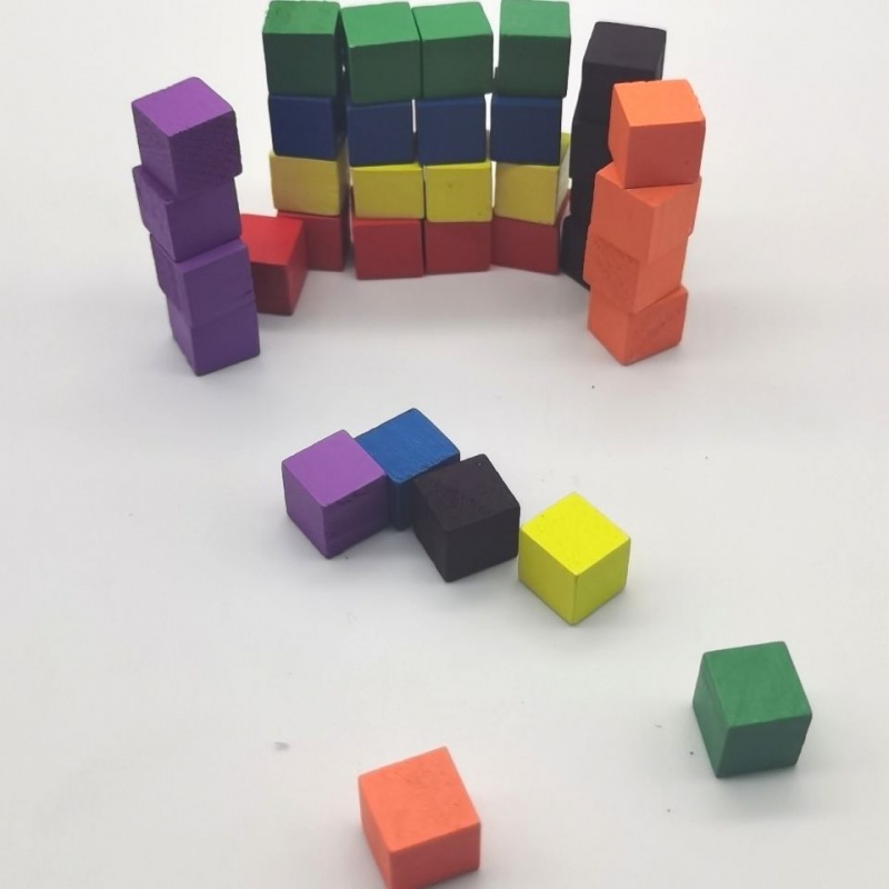 100 stks/partijen 10mm Houten  - Board Game Bang recensie en prijs