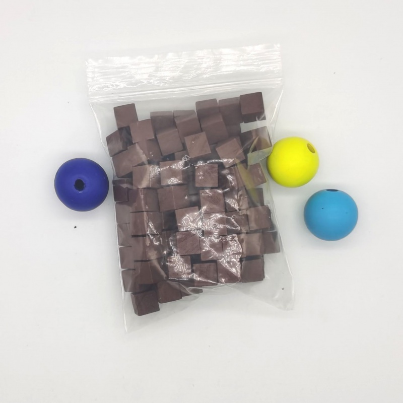 100 stks/partijen 10mm Houten  - Board Game Bang recensie en prijs