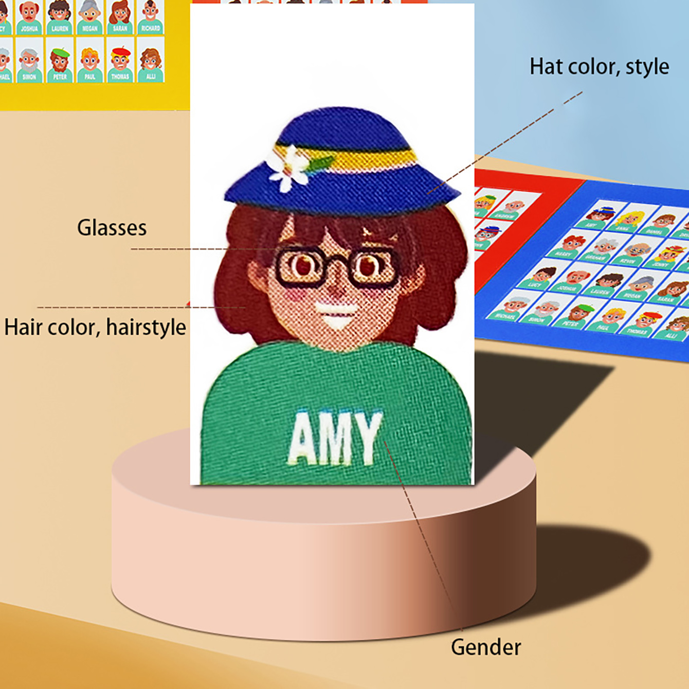 Familie raden bordspel Wie ben - Board Game History recensie en prijs