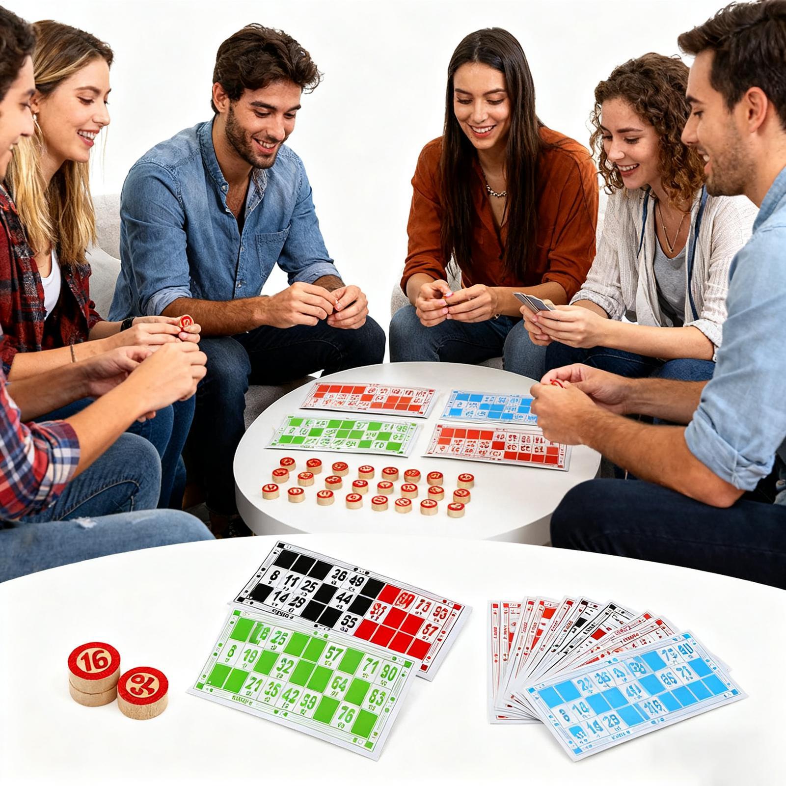 Vintage houten bingospelset me - Board Game Vintage recensie en prijs