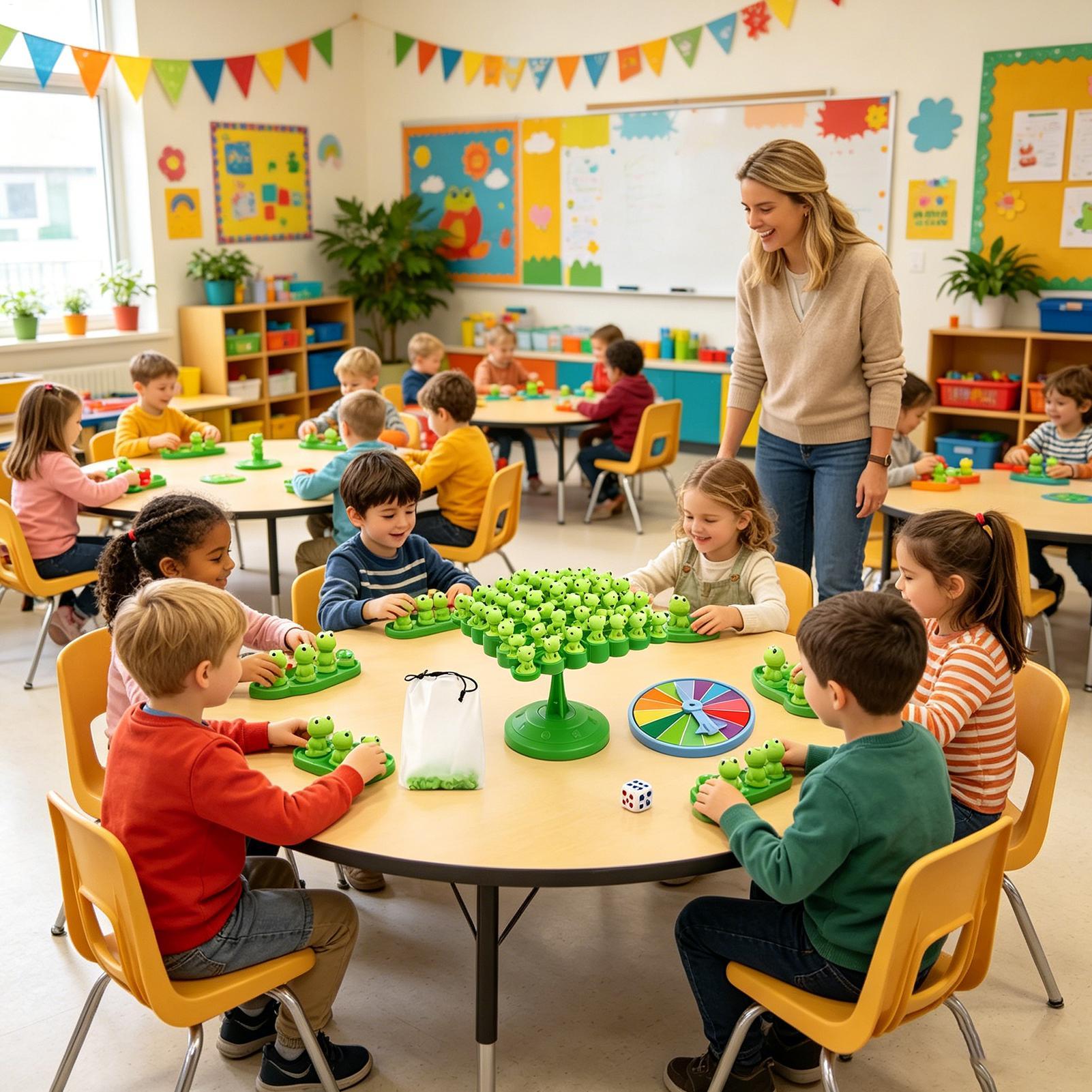 Kinderen Kikker Balans Boom Bo - Board Game For 2 Players recensie en prijs