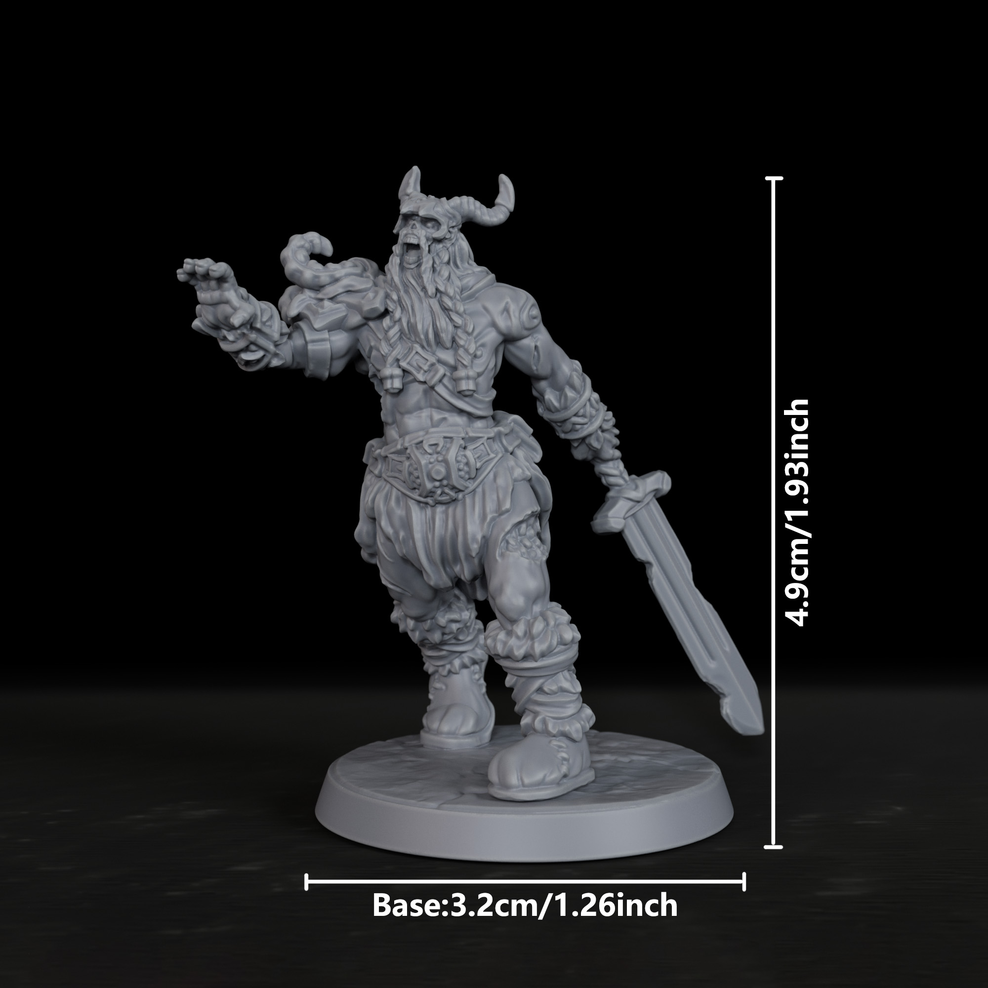 RPG Zombie Frost Giant Miniatu - Board Game Zombie recensie en prijs