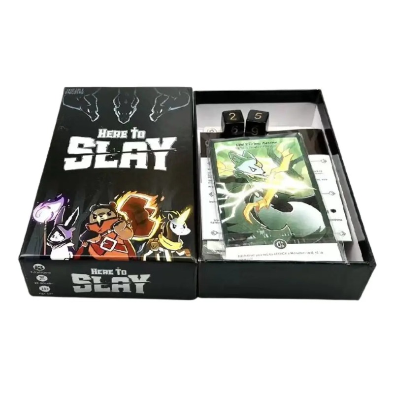 Hier om hier te doodlopen om t - Board Game Here To Slay recensie en prijs