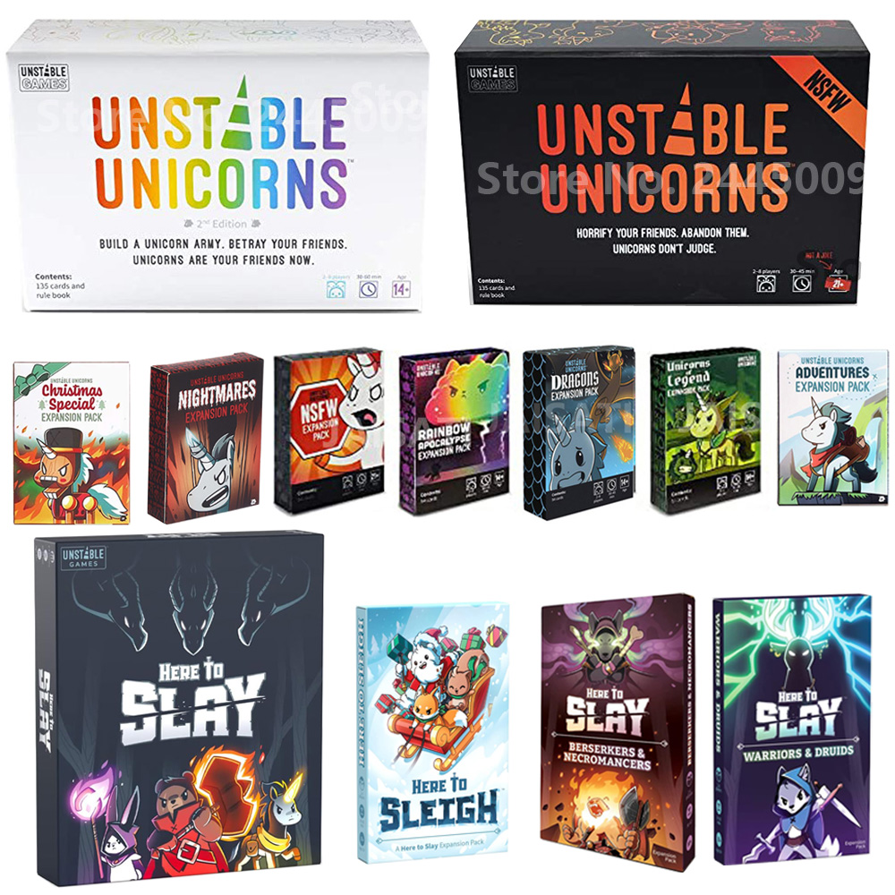 Eenhoorns Kaartspel Kerst Spec - Board Game Zombie recensie en prijs
